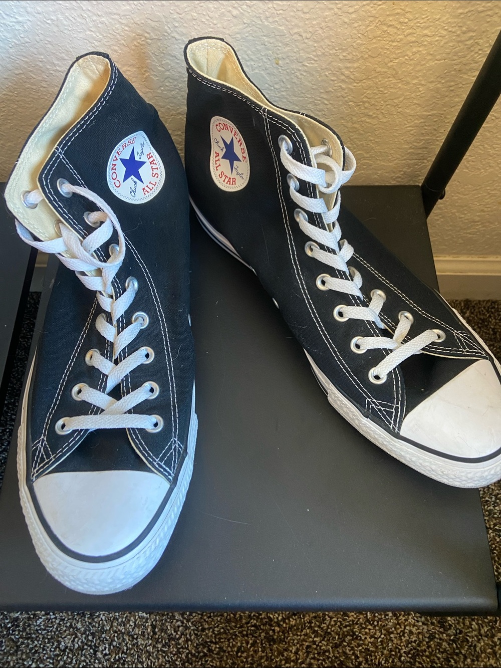 Converse High Top Sneakers - Black & White
